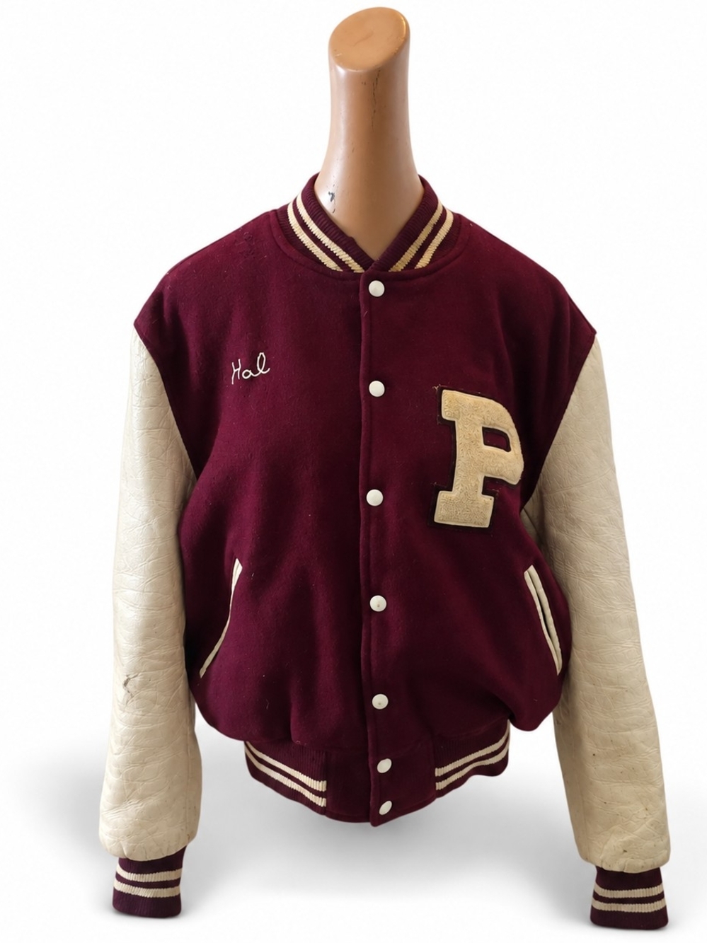 1950's College Letterman Bomber Jacket - Mens Size, Medium.